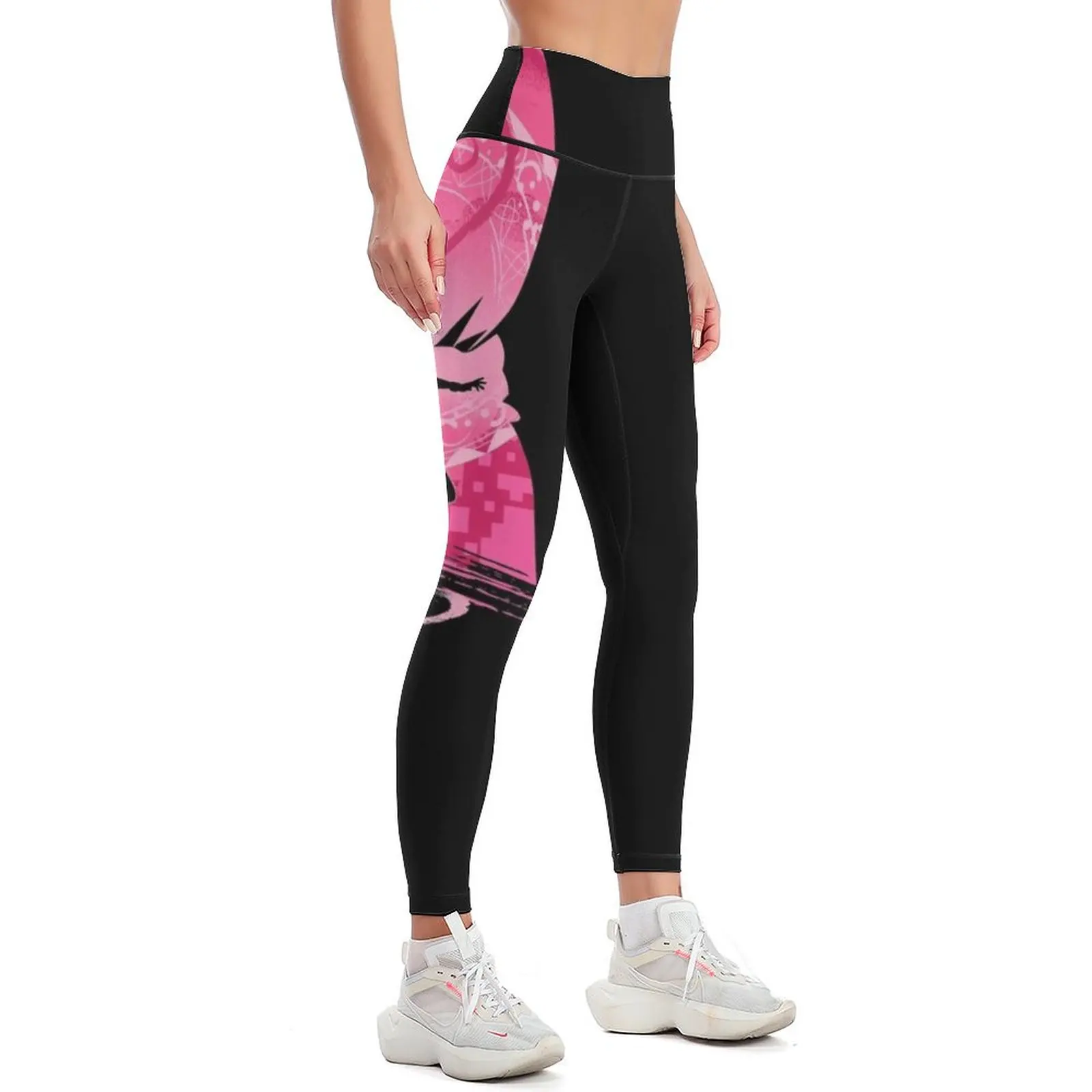 Princess of Heart Silhouette Leggings Sports pants for sportswear woman gym 2024 Womens Leggings