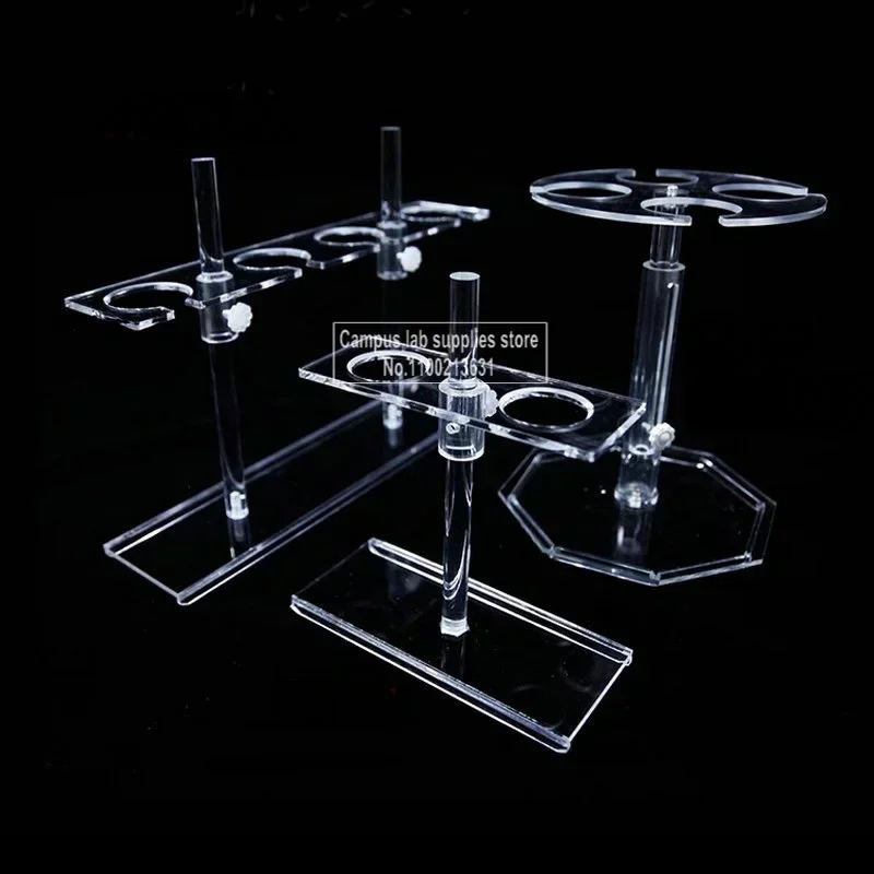 1pcs Lab Plexiglass Separation Funnel Stand, Organic Glass Funnel Rack for 125-1000ml Separation Funnel