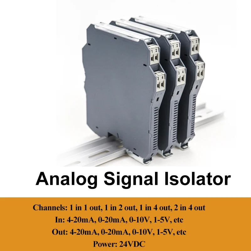 Analog Signal Isolator 1 In 1 Out 0-10V Passive Signal Converter