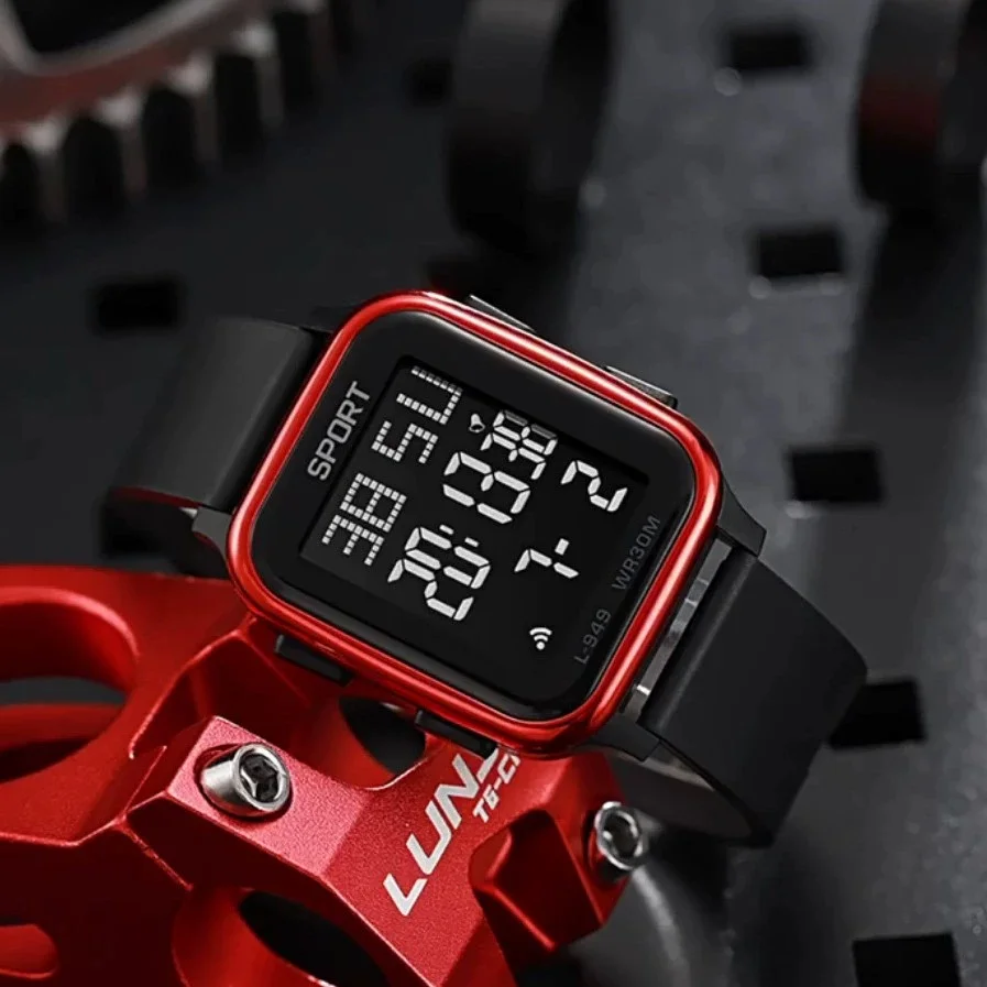 Reloj despertador de cuenta atrás militar 2025, reloj de pulsera con luz LED resistente al agua de 5bar, reloj deportivo para hombre con movimiento Digital japonés