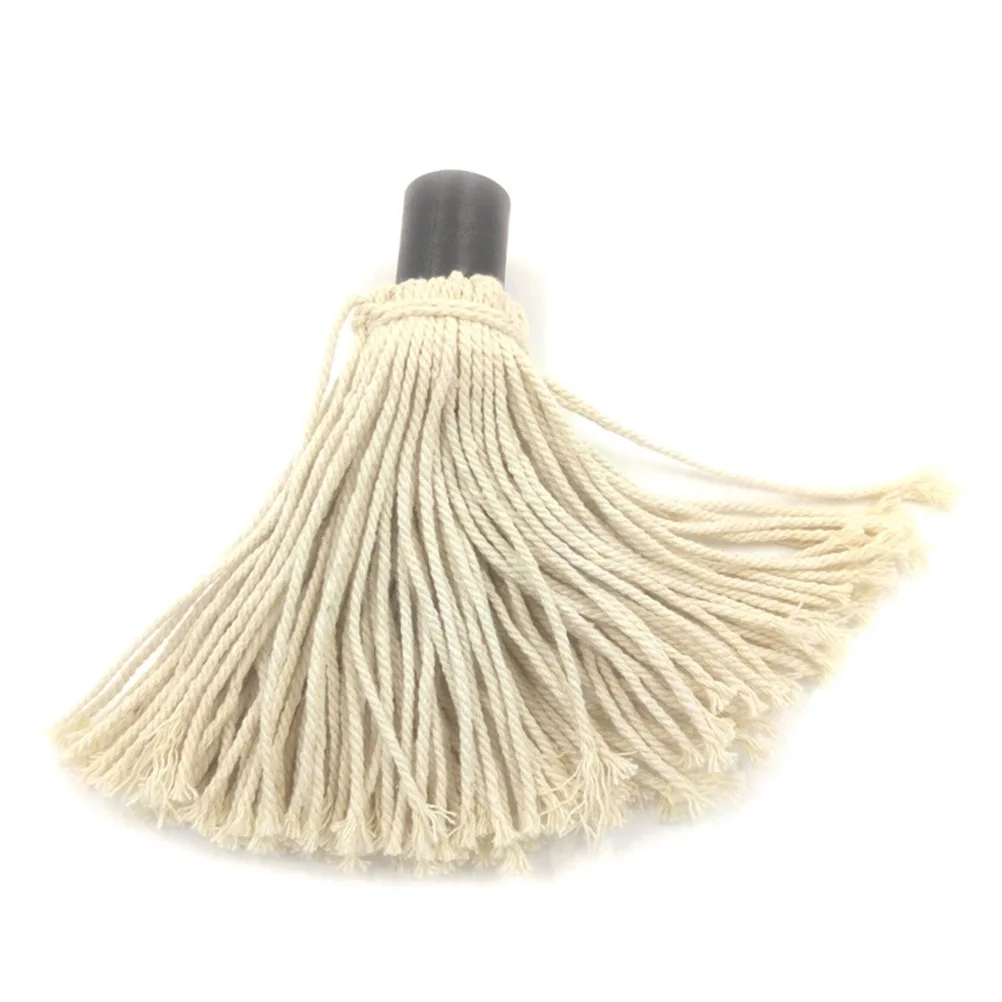 

Barbecue Brush Soy Sauce Bbq Mop Cotton Fiber Head Hardwood Handle Oil Resistant High Temperature Non Toxic Durable Kitchen Tool