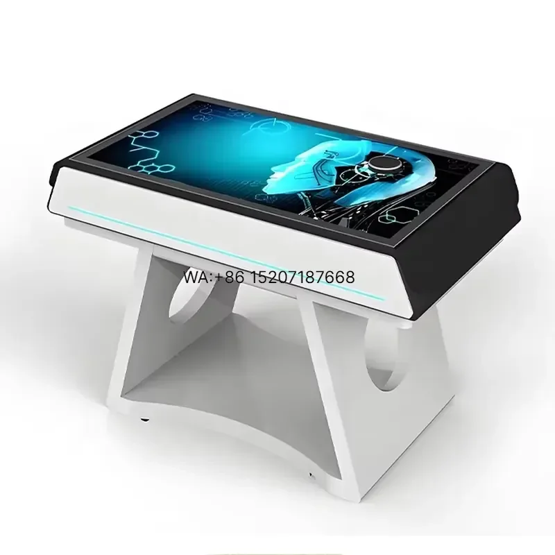 Wmwmnu Interactive Touch Screen Table Smart Game Kiosk With Multi Touch for Tea Coffee in Restaurant Kids 43 55 Inch Lcd