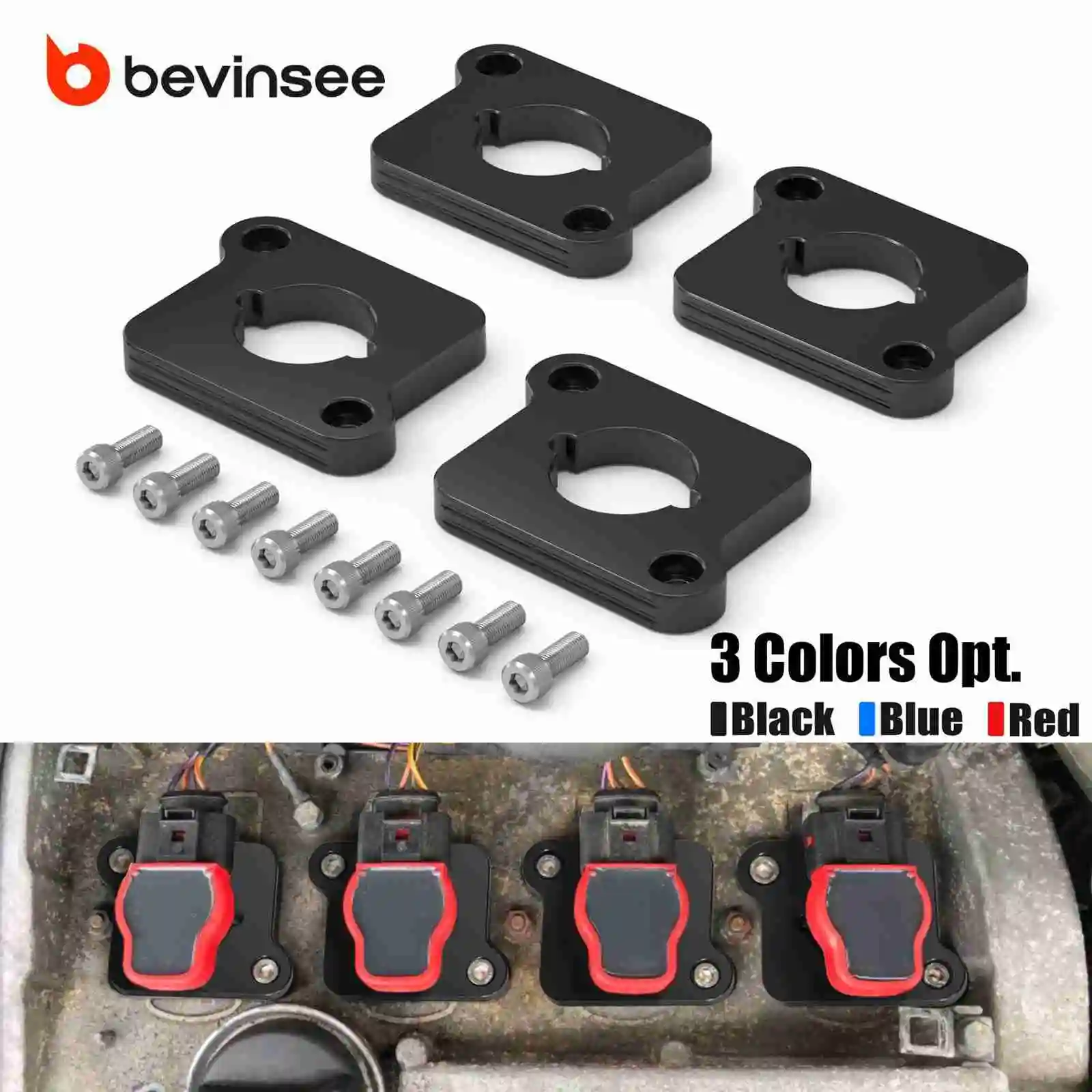 

For 20V engines Coil Pack Spacer for VW for Golf 4 GTI for Passat for Jetta MK4 for Audi A3 S3 TT MK1 A4 A6 TT, 1.8T to 2.0TFSI