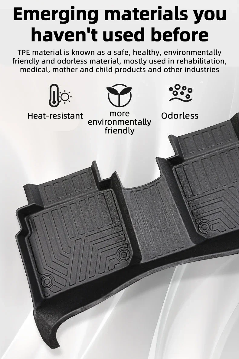 Car Trunk Floor Mat for GAC Trumpchi GS3 Emzoom 2017~2025 2023 Carpet Protector Luggage Upholstered TPE Storage Pad Accessories