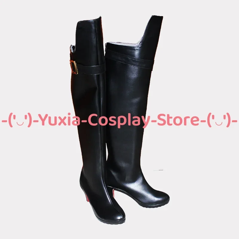 يوكسياكوسبلاي! أحذية هونكاي إمباكت 3 موراتا هيميكو التأثيرية لعبة شخصية الدعامة PU أحذية جلدية أزياء حفلات الهالوين كرنفال