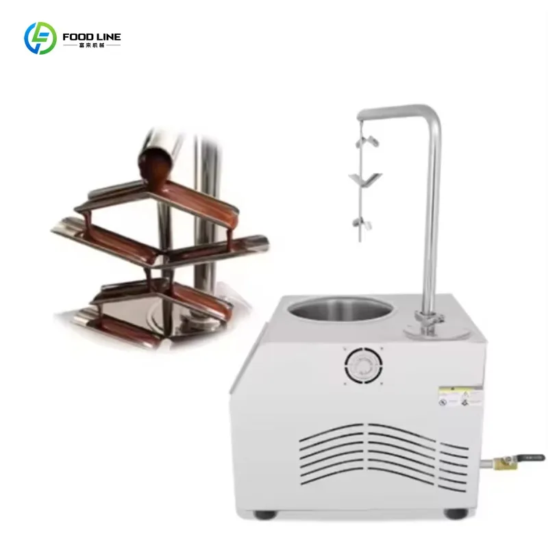 

Индивидуальный коммерческий мини-термостат для шоколада 1 кВт, полностью автоматический, портативный, с 15 разъемами, высокая производительность