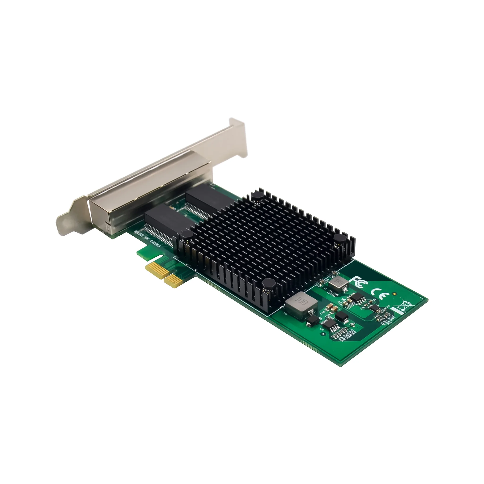 SUNWEIT ST7311 Placa de rede Gigabit Ethernet de 4 portas com interface externa PCIe X1 WX1860 disponível em estoque
