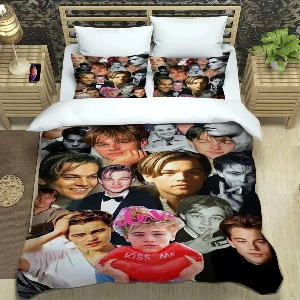 Luxury New 3D Print Movie Titanic Leonardo DiCaprio Bedding Set Duvet Cover Bed Set Quilt Cover Pillowcase Queen Size Boys Adult