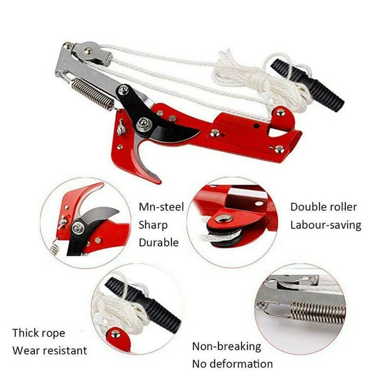 Extendable Tree Pruner Garden Tool Pole Saw Branch Limb Pruning Blade Cutter Fruit Pick Cutting Tools High Altitude