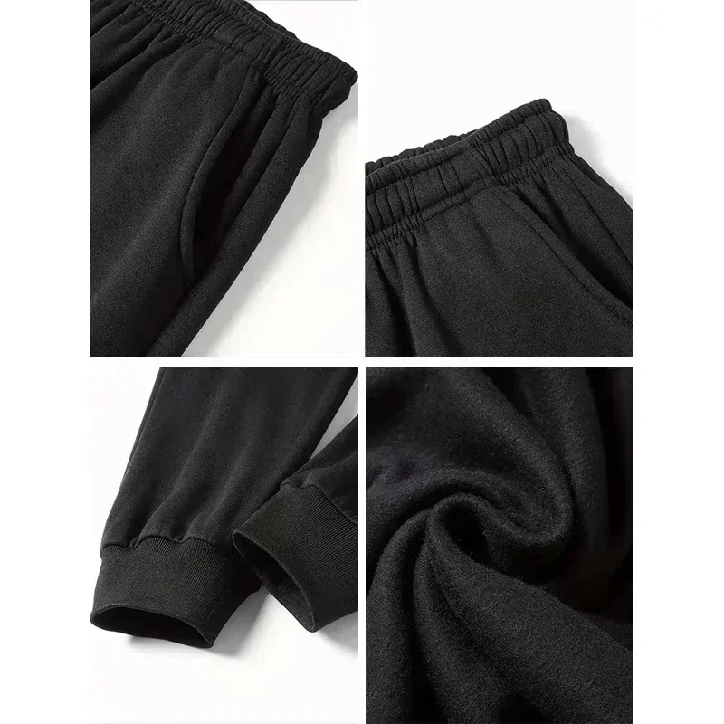 Herren-Jogginghose mit Aufdruck, Freizeithose für Outdoor, Fitness, Sport, Jogging, Trendige Hip-Hop-Laufhose, Modische Streetwear – Detail 10