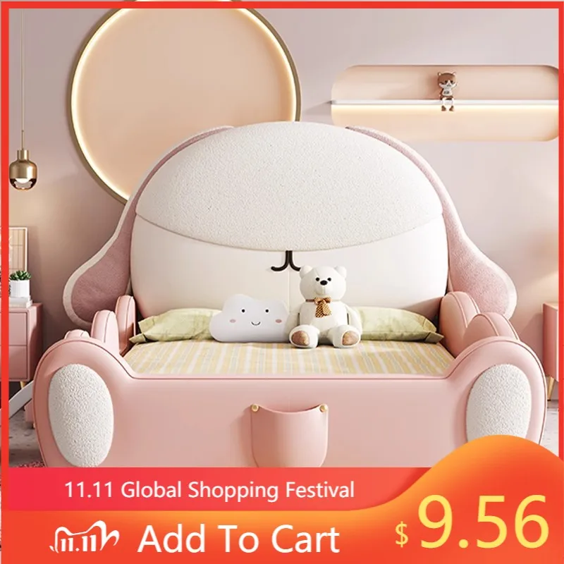 

Luxury Bedroom Bed Comfortable Children's Durable Storage Bed School Children's Wooden Frame Bed