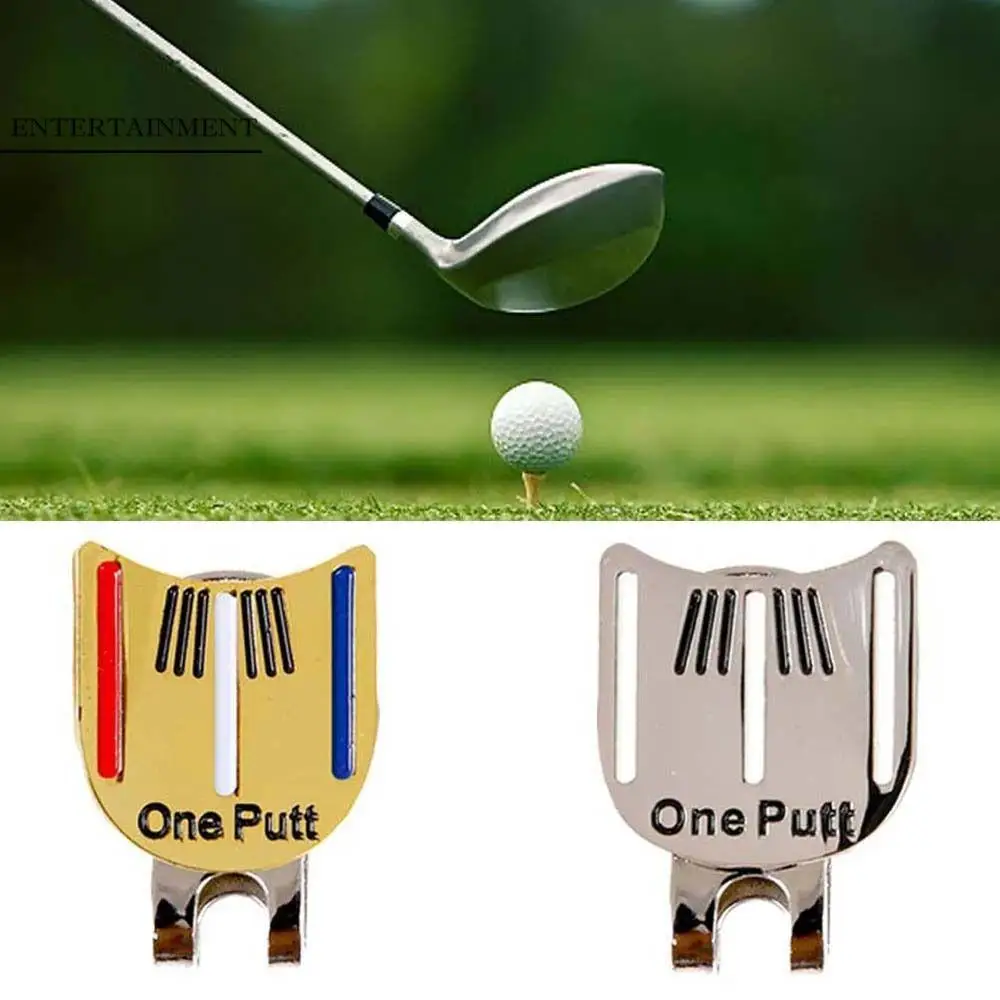 Magnetic Accessories Aiming Tool Ball Position Mark Hat Marker Golf Marker Golf Putting Alignment One Putt Golf Hat Clip