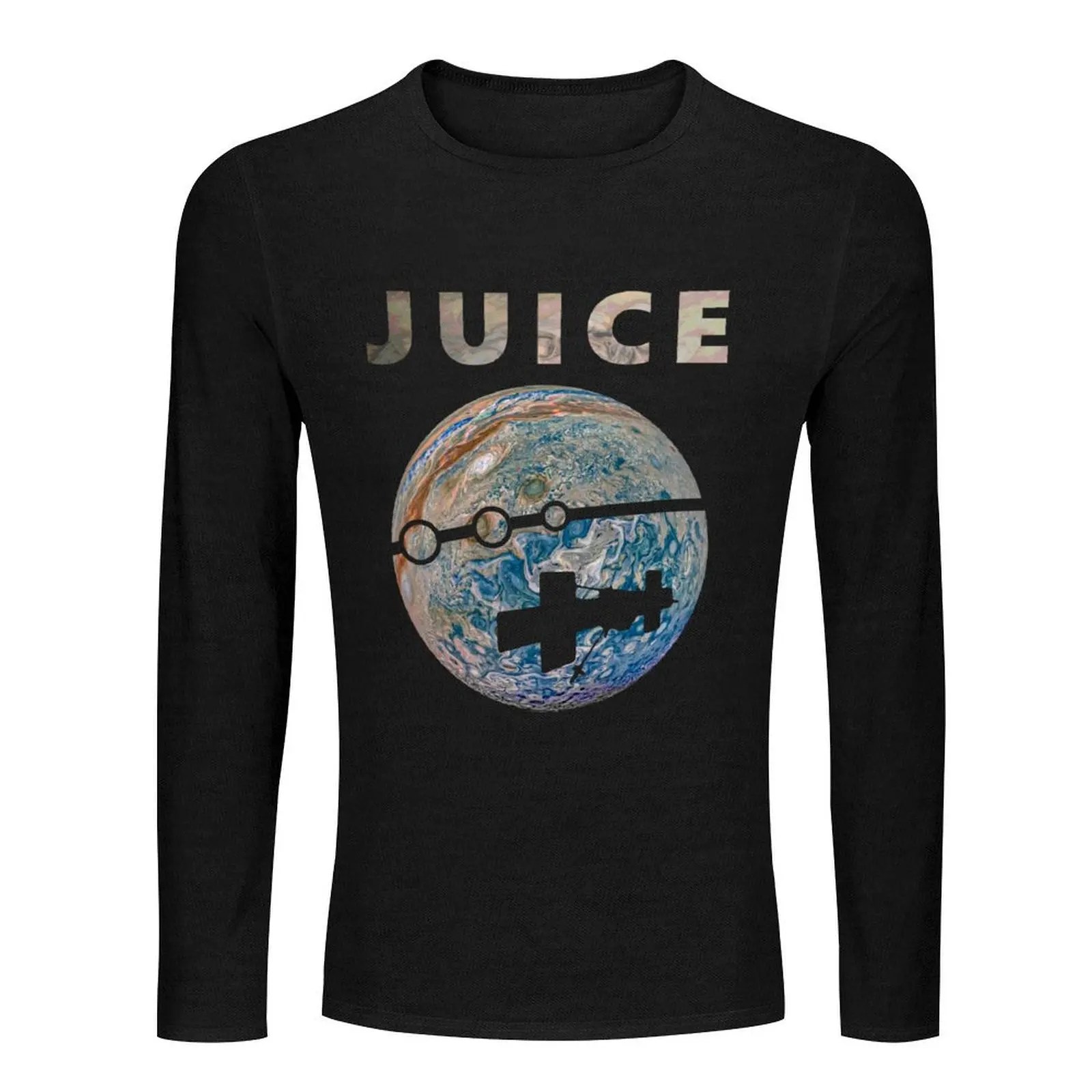 JUICE mission logo flyby Long T-Shirt plain t-shirt t-shirts man korean fashion t shirts men