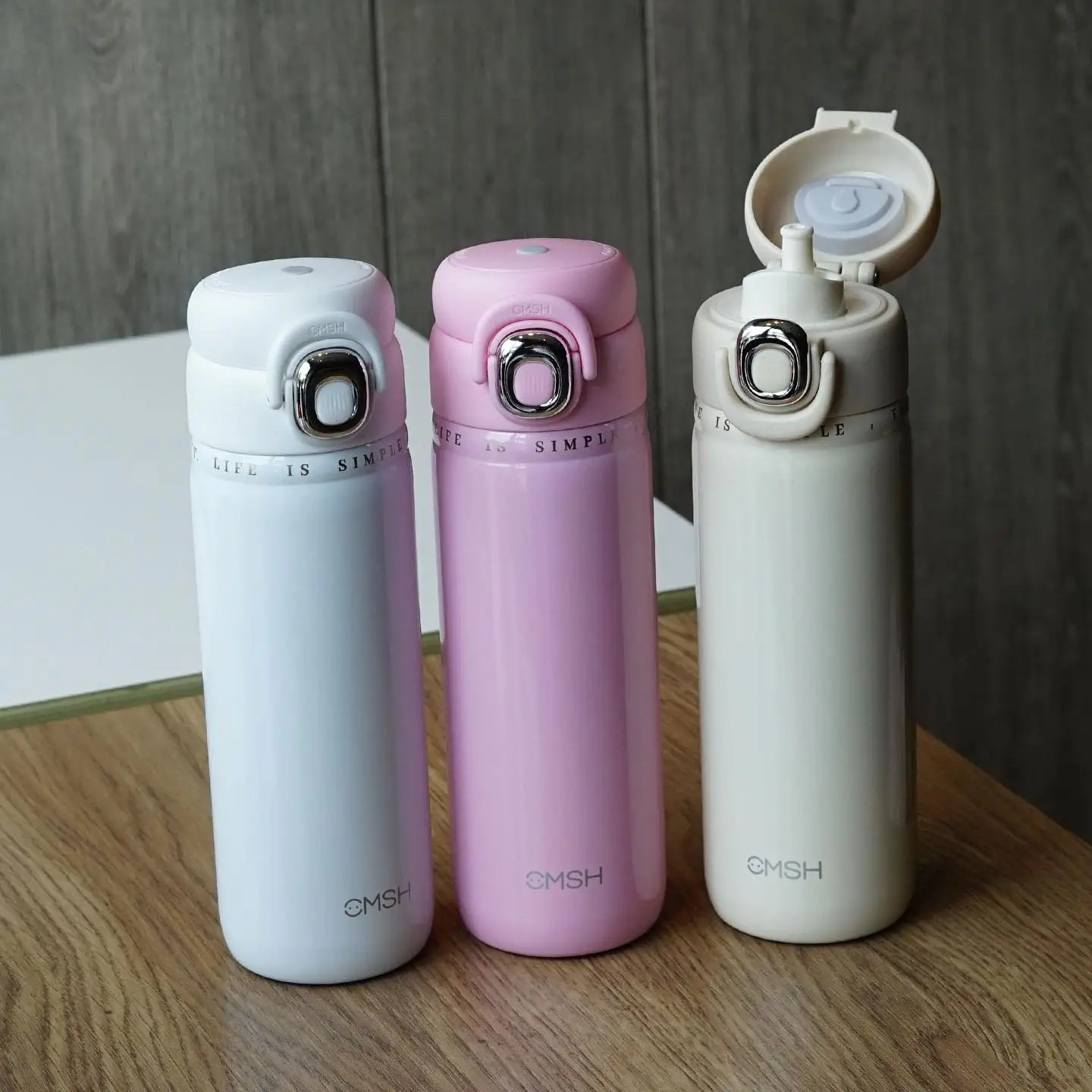 

Портативная двусторонняя термобутылка из нержавеющей стали на 36 унций для женщин, студентов и офисных работников