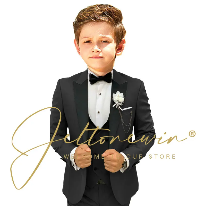 Boys Wedding Suit Kids Party Photograph Suit Teenager Birthday Tuxedo Dress Children Graduation Stage Show Costume Boys Suit