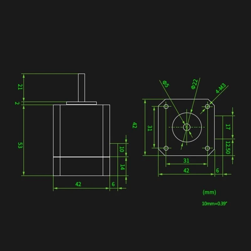 MKS SERVO42CV1.0 Stepper Motor Driver PCBA Board 4 Half Bridge Driver 8 MOSFET for 3D Printer Parts Silent