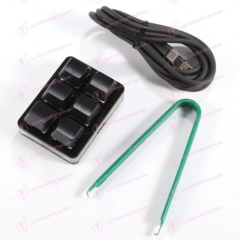 Mini Keypad 6 Keys Select All Copy and Paste Custom Shortcut One Key Password