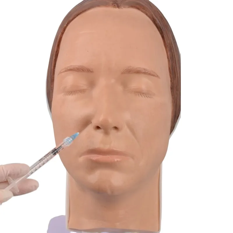 Silicone Female Facial Injection Training Phantom Aesthetic Teaching Beautician Doctor Lab Educational Tool