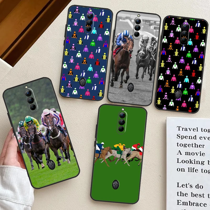 Horse Racing Case For Nubia Red Magic 9 Pro Plus 5G 5S 6R 6S 7S 6 7 Pro 8 8S Pro Plus Back Cover Shell