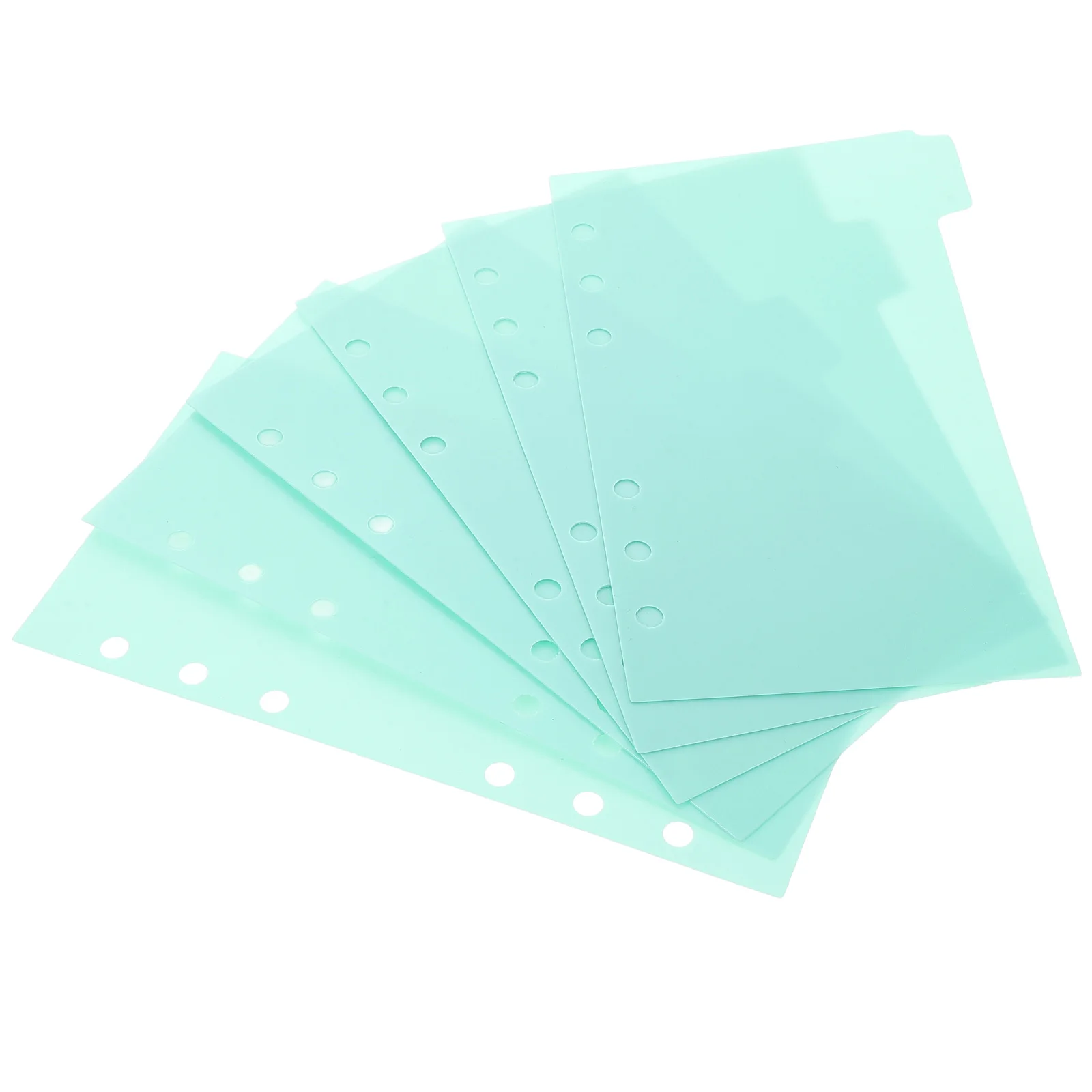 

6 Sheets Index Page Separator Aesthetic Binder Section Tabs Notebook Supplies Plastic Dividers Cute Dividers Efficient Sorting