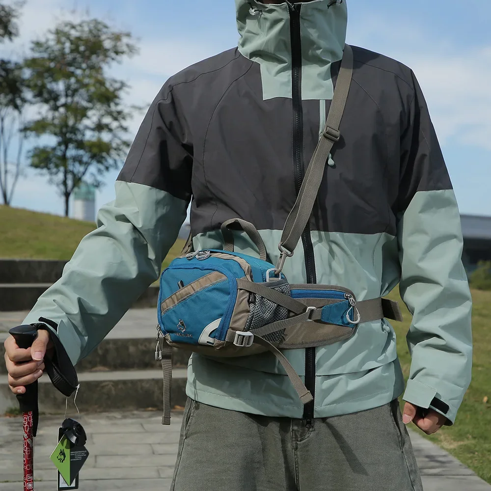  JUNGLE KING Fiber Waist Pack Waterproof UrltraLight Multi Pocket for Cycling Running Hiking Camping Outdoor Sports Accessories