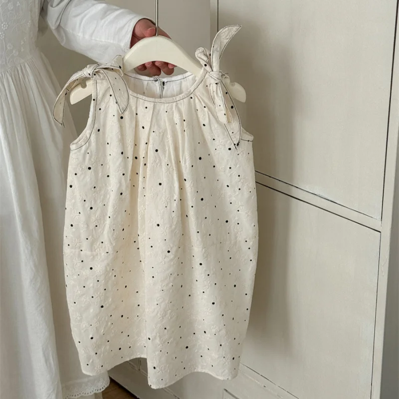 

Laibao Bao girls' dress2026Spring new trendy versatile stylish girls' suspender dress