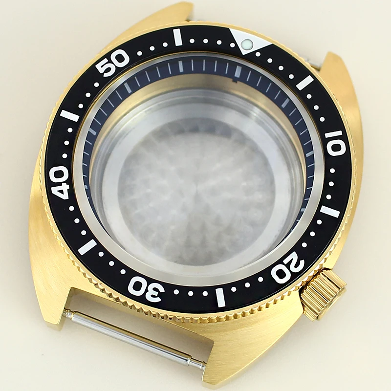 

Корпус для часов PVD Gold 41 мм, нержавеющая сталь, сапфировое стекло, для модификаций Tuna Turtle, NH35, NH36, NH34, NH38, 4R36, циферблат 28,5 мм, запчасти для модификаций Seiko.