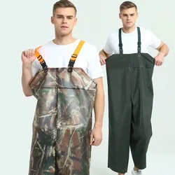Waterproof Overalls Pants Men Work Clothing Breeding Coveralls Fishermen Raincoat Workwear Car Wash Kitchen Protective Clothing