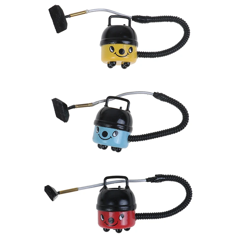 1:12 Mini Cute Vacuum Cleaner Model Dollhouse Miniature Furniture Home Decor Accessories Pocket Decoration Scene Kids Play Toys