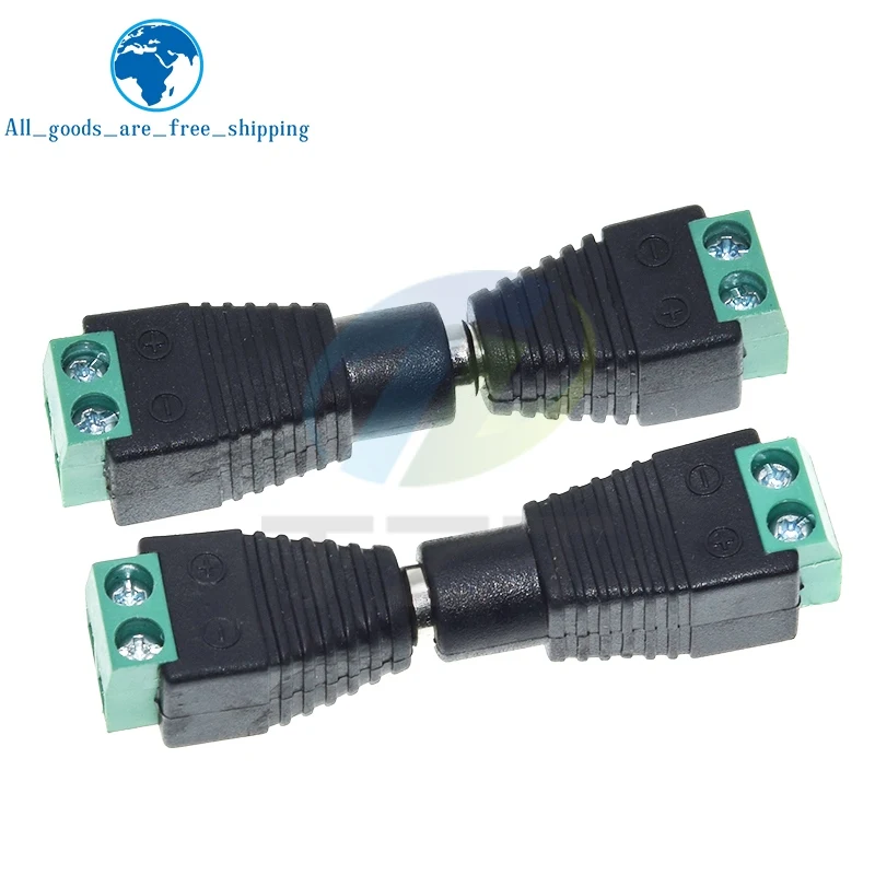 �y�Z�[�����z5.5MM x 2.1MM / 2.5MM ���X�I�XDC�d���v���O�A�_�v�^�[�i5050�A3528�A5060�P�FLED�X�g���b�v�����CCTV�J�����p�j
