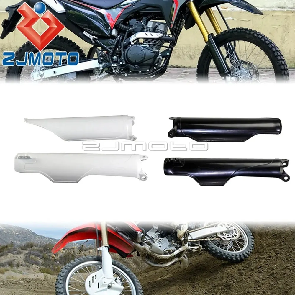 Motocross Enduro Fork Guard Front Tube Slider Cover For Honda CRF250 CRF450 CR125 CR250 CRF 125 250 450 CRF250R CRF450X 1993-18