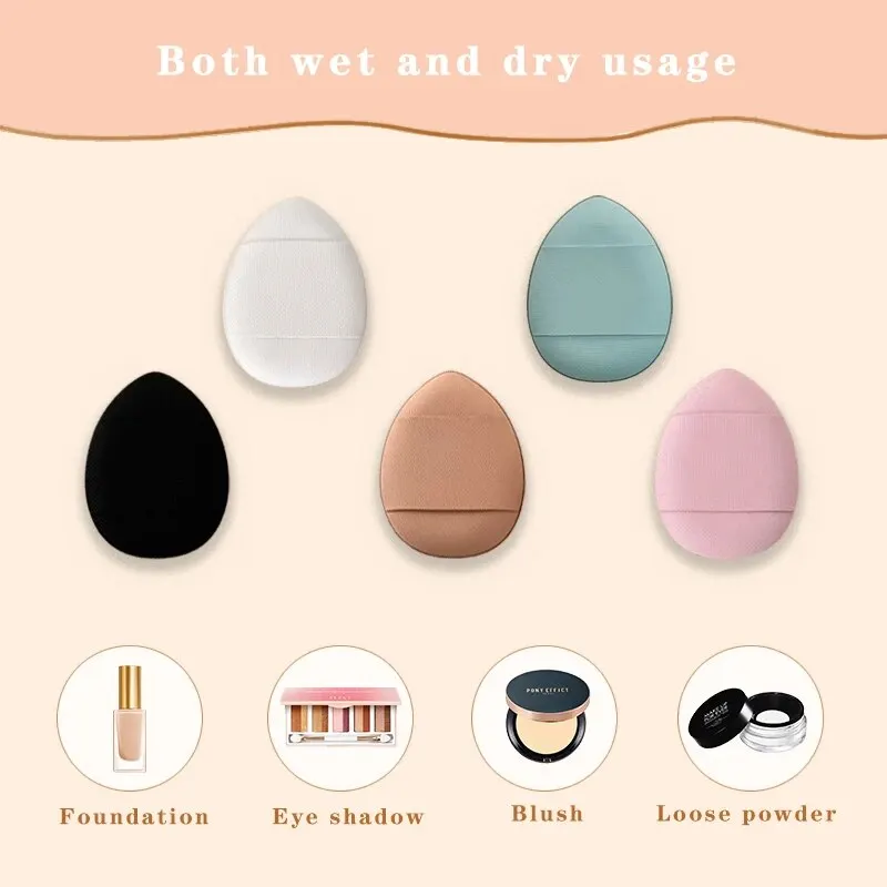 12/35 قطعة من مكياج الإصبع السميك الراقية PUFF مناسبة للمكياج الأساسي وتثبيت المكياج المحمول والعملي