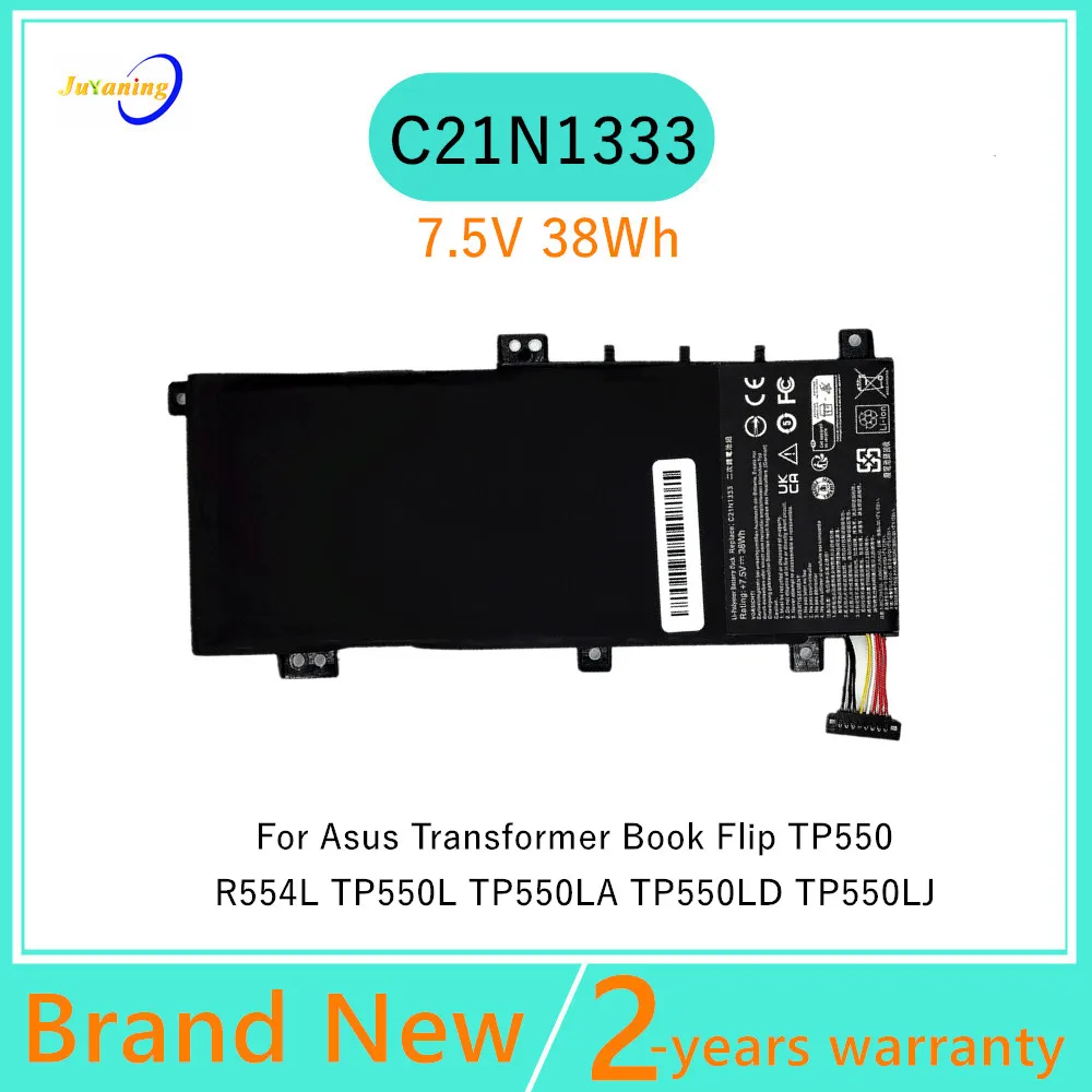 

C21NI333 7.5V 38WH Laptop Battery for Asus Transformer Book Flip TP550 TP550L TP550LA TP550LD TP550LJ 15.6" C21N1333