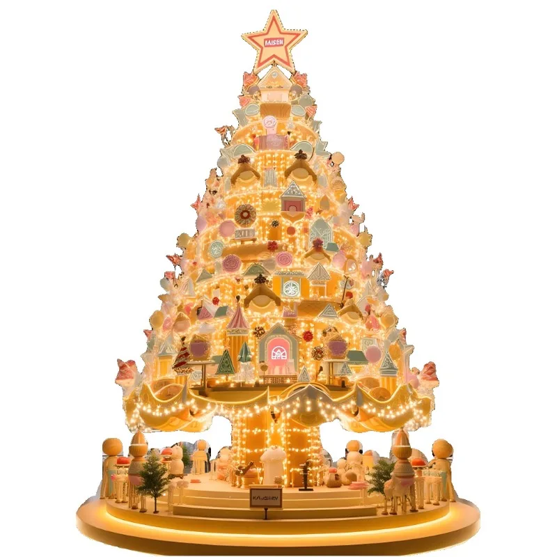 

Frame tree 5-50 meters large Christmas tree shopping mall hotel plaza outdoor scene atmosphere layout