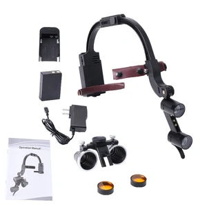 5W LED -Werkzeuge Zahnheilkunde Operationslicht tragbares Handband LED FAROL mit Fernglas 12 Hauptverkauf medizinischer Scheinwerfer - №4