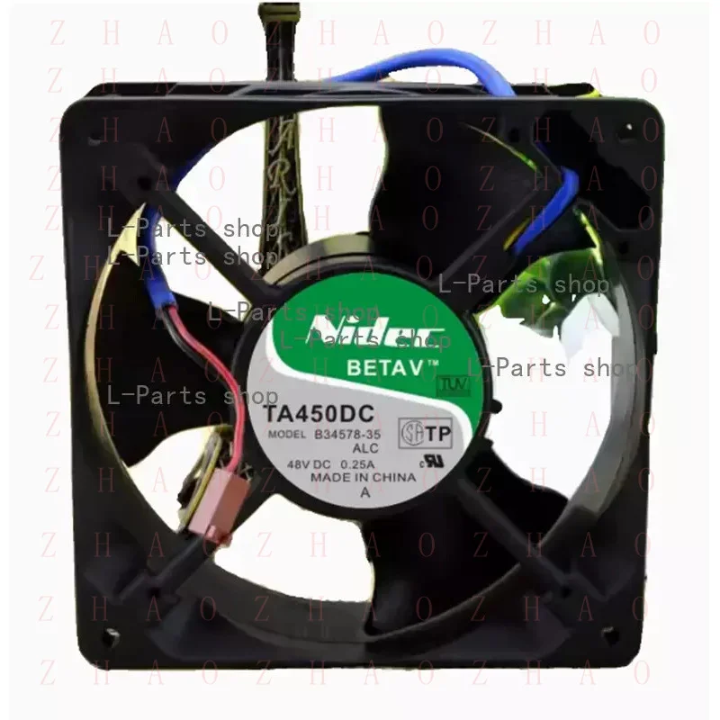 L+ For NIDEC TA450DC B32861-10A 12038 48V 0.14A 12CM Cooling Fan