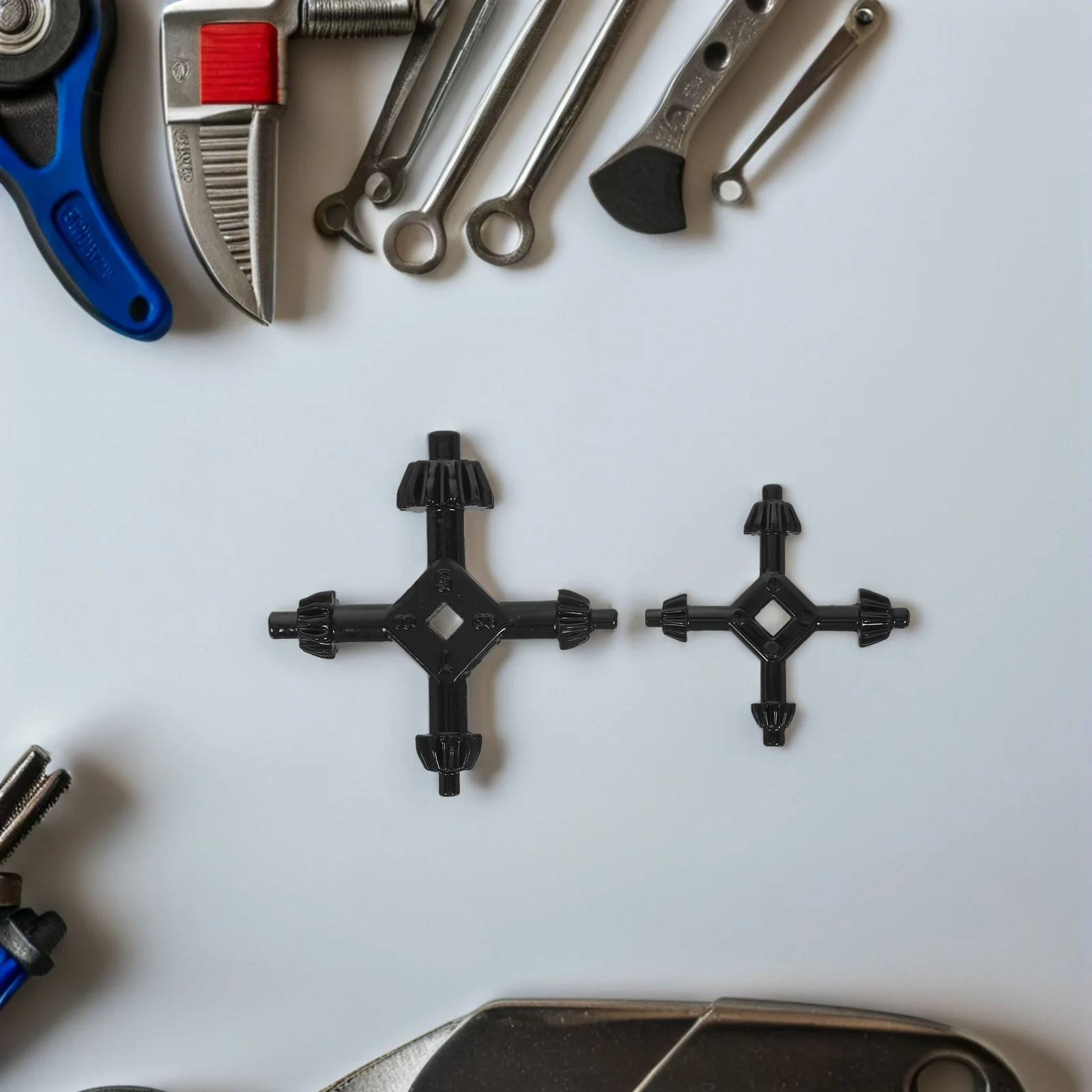 2 pz Trapano Mandrino Chiave Chiave 4In1 Universale Strumento A Cricchetto Per Trapano A Mano Elettrico Presse Stringere Allentamento Acciaio Durevole