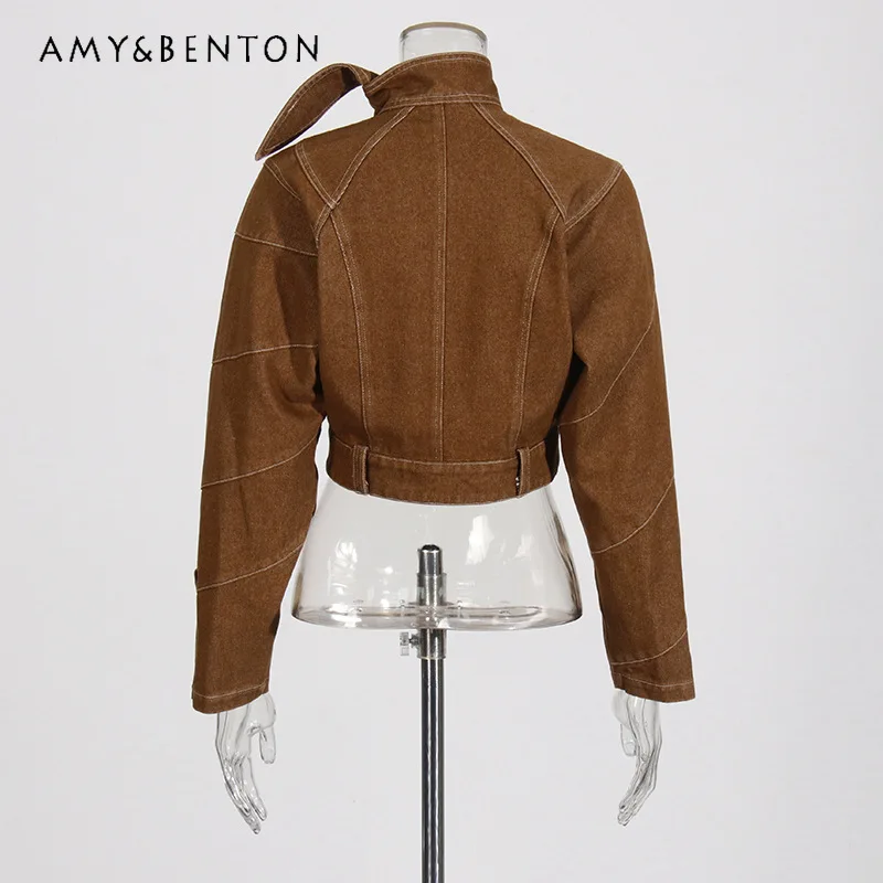 

European American Retro Design Women's Clothing 2026 Spring New Short Jacket High Waist Straight-leg Pants Fashion Suit Ladies