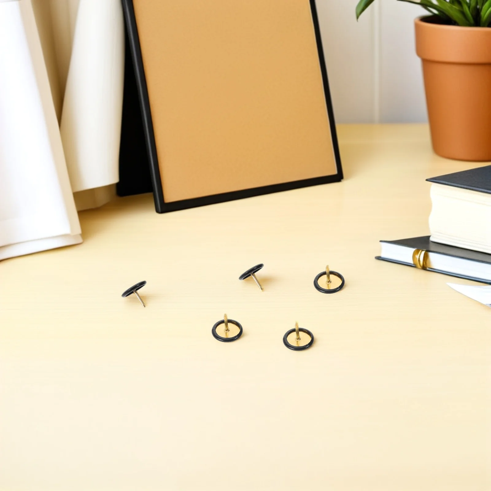 400 puntine da disegno a testa piatta puntine da ufficio rivestite in plastica per bacheca poster puntine da disegno decorative da parete