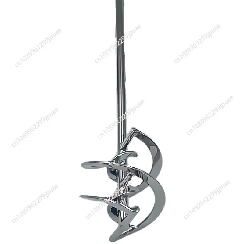 316 Stainless Steel Spiral Agitator Double Ribbon Glass U Reactor for Powder Paste Mixing
