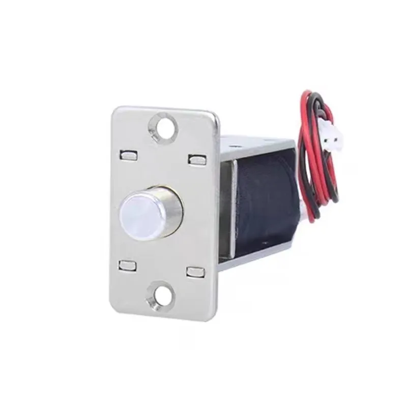 DC 12V 24V Small Electric Lock Concealed Plug Lock Power Off Unlock Continuous power on Embed Installation For Door