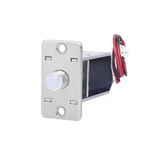 Imagen 2 del producto Cerradura eléctrica pequeña de 12V y 24V CC, cerradura de enchufe oculta, apagado, desbloqueo, encendido continuo, instalación integrada para puerta