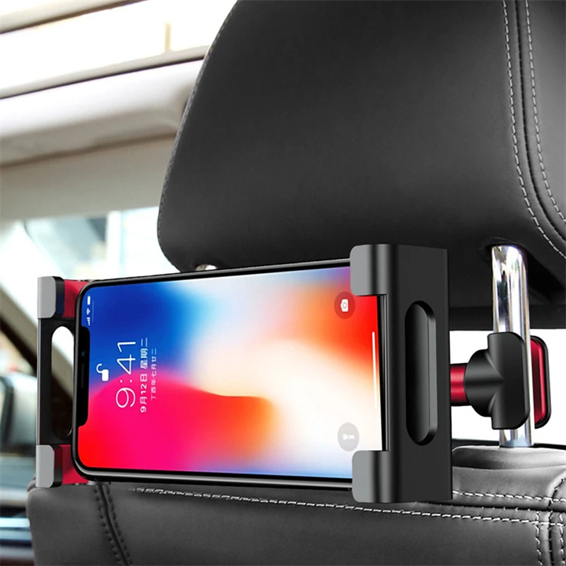 Telescopic Car Tablet Holder Back Seat Headrest Mount 360 Rotation Rear Pillow Phone Clamp Stand For iPad Air Mini Pro 4-13 Inch