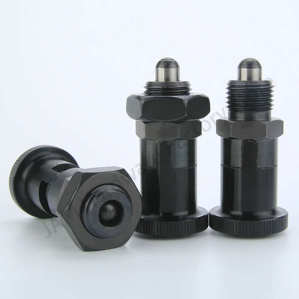 

MJ214 Self Locking Reset Indexing Plunger Spring Loaded Plunger Indexing Pin Ball Head Positioning Bolt With Nut