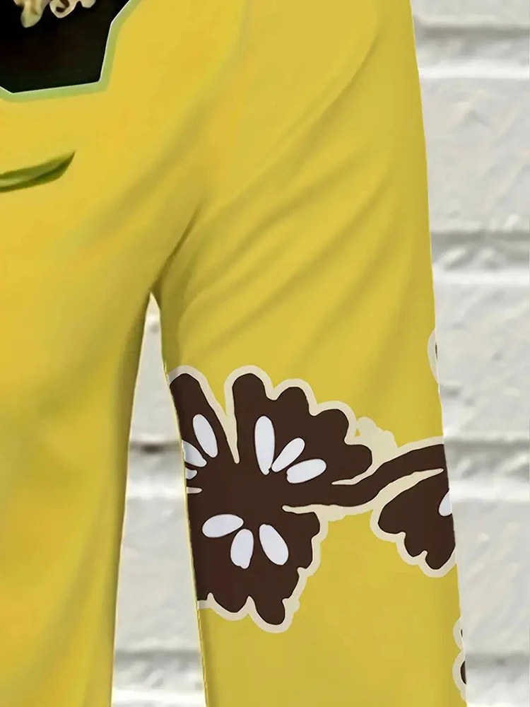 Men Western Cowboy Shirt Long Sleeve Floral Embroidered Button Tops Vintage Loose British Ethnic Shirts Rodeo Dance Party Shirts