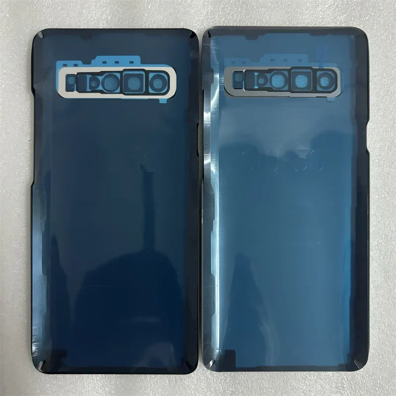 1szt do Samsung Galaxy S10 5G SM-G977B g977f tylna pokrywa baterii tylne drzwi 3D szklany panel obudowa obudowa obiektyw aparatu wymień