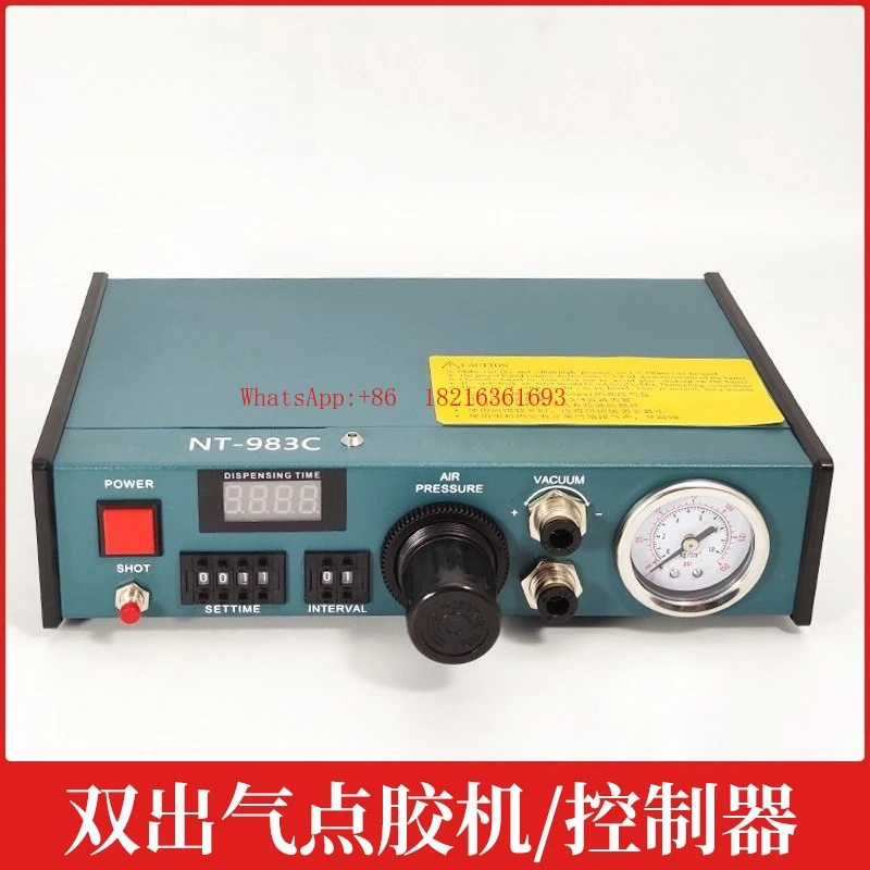Rubber Valve Controller NT-983C Dual Inlet and Dual Outlet Glue Machine Glue Gun Control System