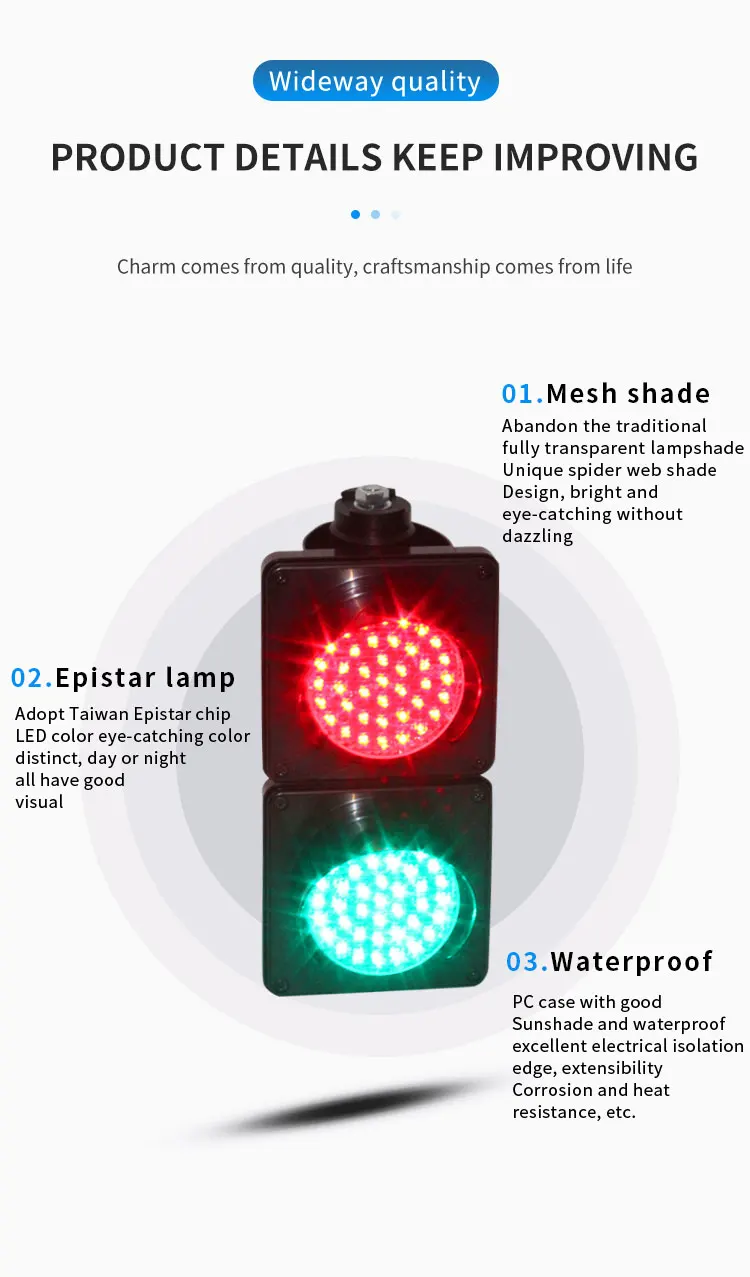 Plastic Lens 100mm DC 12V 24V AC 110V 220V 230V Red Green Traffic Signal Light