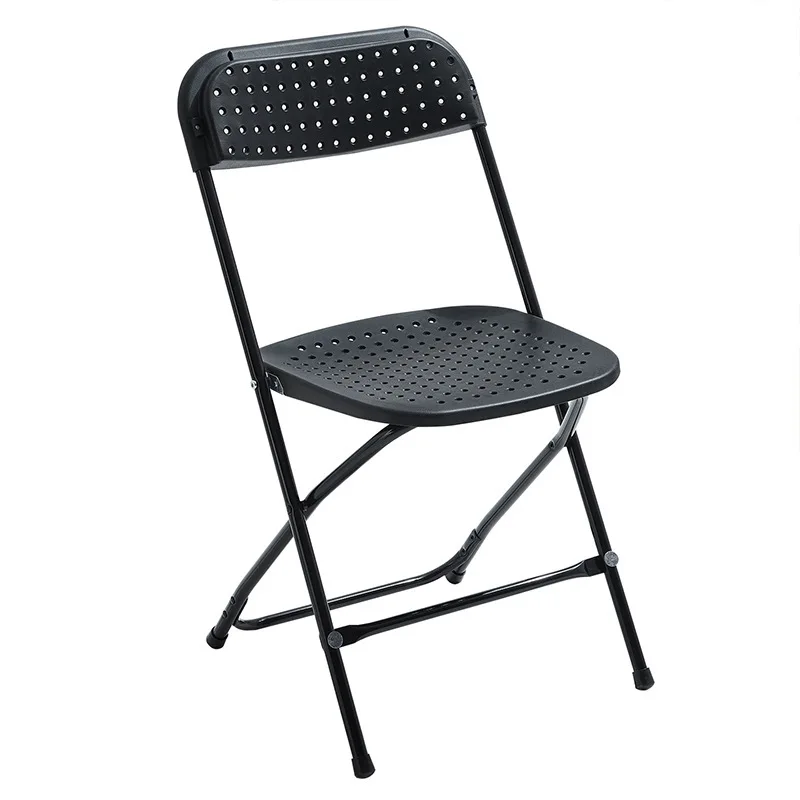 Household stool Back Simple dormitory office  Computer dining chair Portable meeting training  Foldable