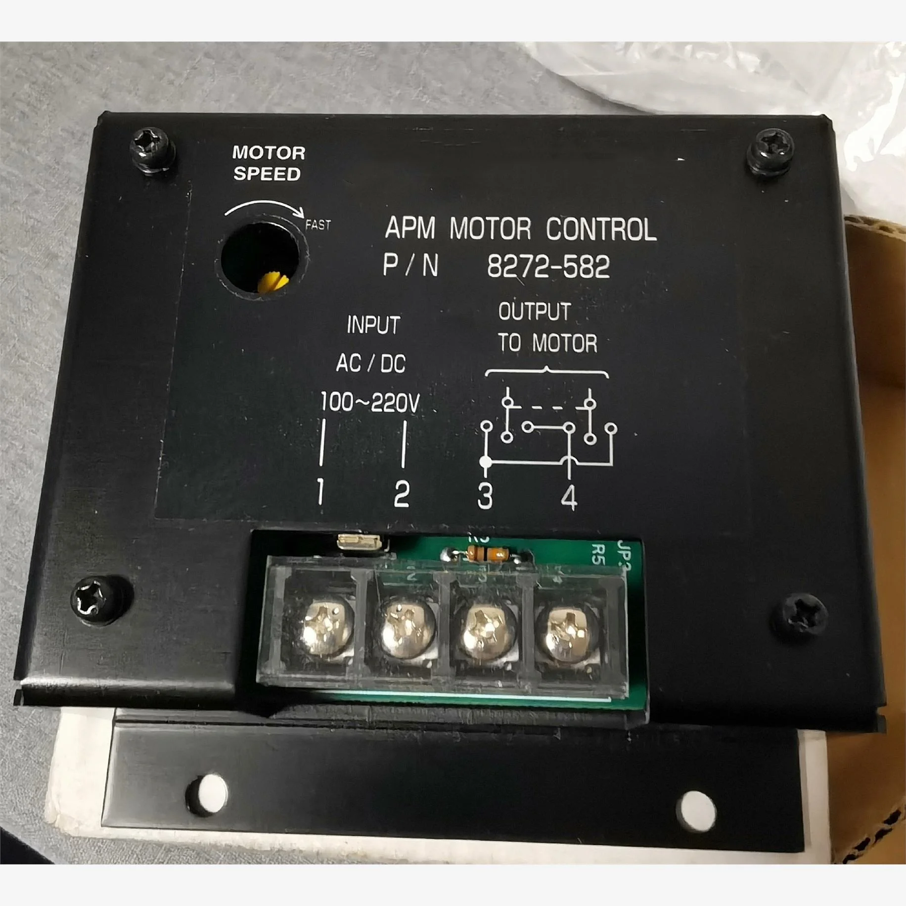 P/N 8272-582   MOTOR CONTROL